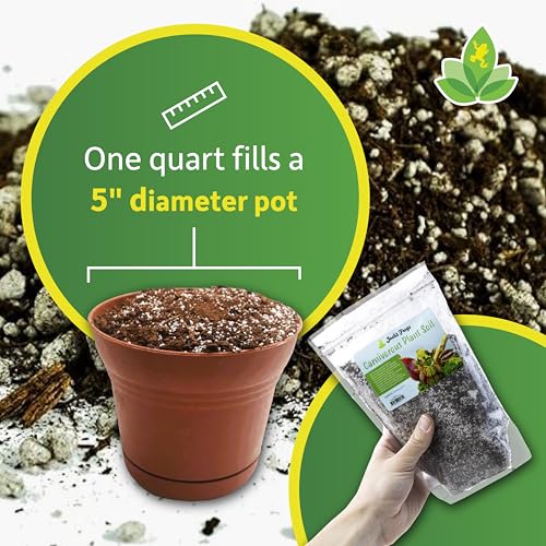 Josh's Frogs Sprig & Stone Carnivorous Plant Soil - Venus Fly Traps/Pitchers/Sundews (4 Quart) - size: 4 Quart
