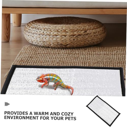 WOONEKY Insulation Pad Reflective Film Frog Heating Pad Hamster Heater Heat Mat for Lizard - size: 68.00X30.00X0.10CM