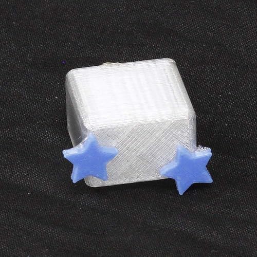 3 Pcs Magnetic Jumping Spider Feeding Dish Jumping Spider Enclosure Accessories Star-Shaped Design Reptile Water Bowl for Other Small Reptiles or Insects (Transparent + Blue) - color: Transparent + Blue