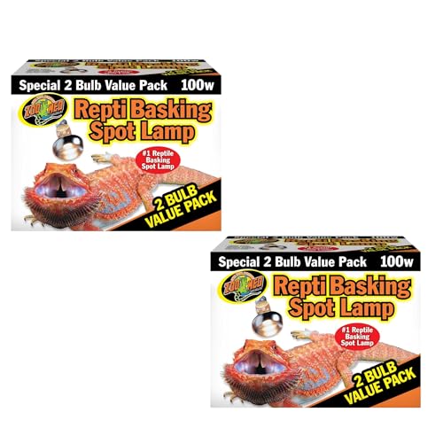 Zoomed Repti Basking Spot Lamp 100 Watts, 2 pk (Pack of 2) - size: Pack of 2