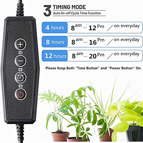 GHodec Grow Light with Stand, 60 LED 5500K Full Spectrum Floor Plant Light for Indoor Plants Growing,5 Dimmable Levels & Auto On/Off Timer,Tripod Stand Plant Lamp Height Adjustable - size: 75Watts