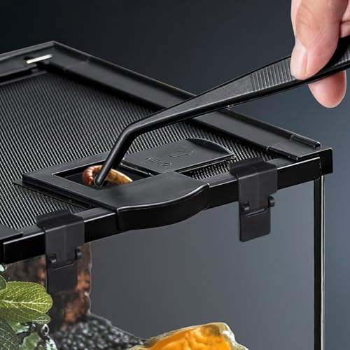 VOSAREA 6pcs Reptile Feeding Tank Latch Buckles Tortoise Breeding Box Versatile for Glass Terrariums Tanks Safe for Reptiles Turtles