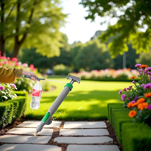 Handheld Sprayer - High Pressure Air Pump Manual Sprayer with Adjustable Nozzle - Garden Pump Sprayer - Hand Pump Sprayer Pressure Sprayer Top for Home Lawn Garden Watering Lawn and Garden Sprayers