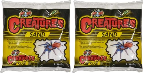 Zoo Med Creatures Sand 1 Quart (Pack of 2) - size: 1 QT (Pack of 2)