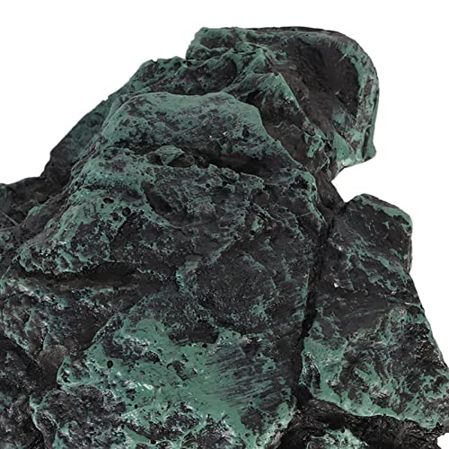 Reptile Rock Hide Cave Resin 8.5x8x4cm for Small Lizards Turtles, Natural Simulation Shelter for Crab Amphibian, 3.3x3.1x1.6in Terrarium Tank Decor