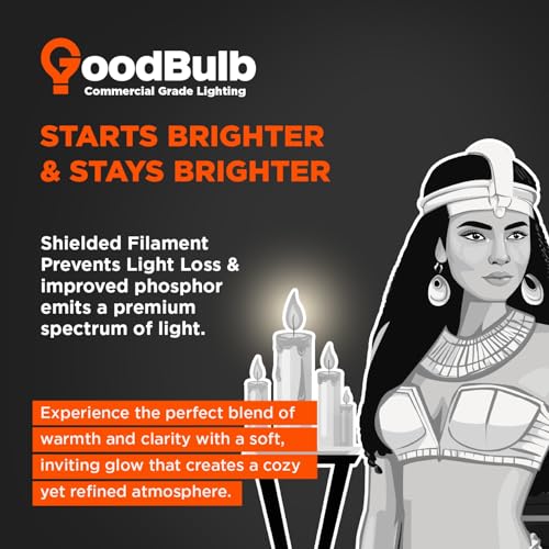 GoodBulb 32W 48 Inch T8 Fluorescent Light Bulb 3000K Warm White Medium Bi-Pin Base 3050 Lumens 86 CRI 24000 Life Hours Instant/Programmed Start (Pack of 25) - color: 3000k