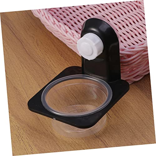 BESPORTBLE 10pcs Tortoise Habitat Accessories Reptile Bowl Solid Material Food Water Bowl for Tortoise Lizard Easy to Clean Suction Cup Style