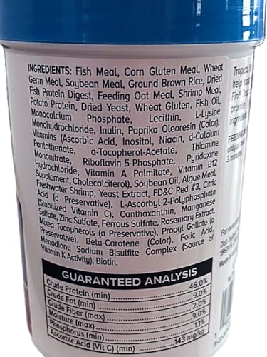 Top Fin Color-Enhancing Tropical Pellets for Tropical Fish 1-2.2 oz (62.3g)