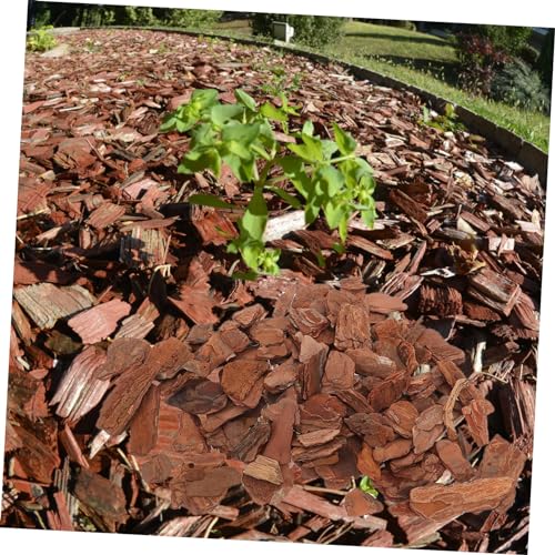 POPETPOP 1bag Reptile Enclosure Bark Chips Decorative Terrarium Substrate Safe Lizard Tank Bedding Natural Tree Bark Decor