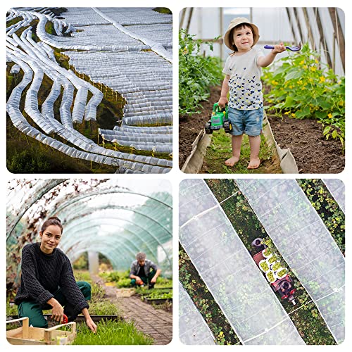 Alpurple Insect Bird Barrier Netting Mesh- 20 x 10 Feet Garden Bug Netting Plant Cover for Protect Plant Fruits Flower from Insect Bird Eating - color: 20 X 10 Ft
