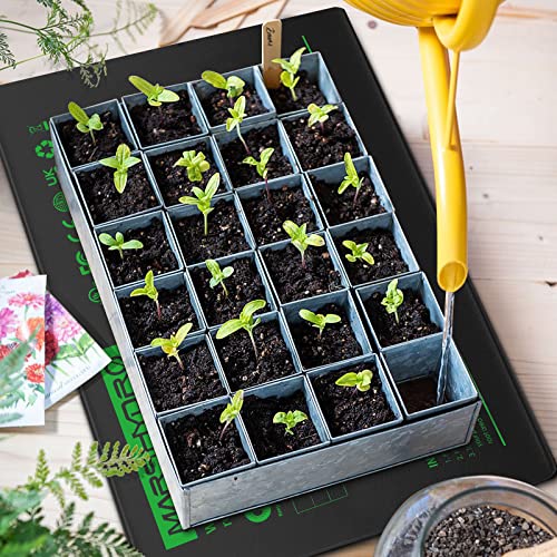 MARS HYDRO 10''x 20.75'' Seedling Heat Mat with Thermostat Heating Pad IP67 Waterproof, Easy to Clean, for Seedling, Germination, Clone, Reptile - size: 10'' x 20.75''with Built-in Thermostat