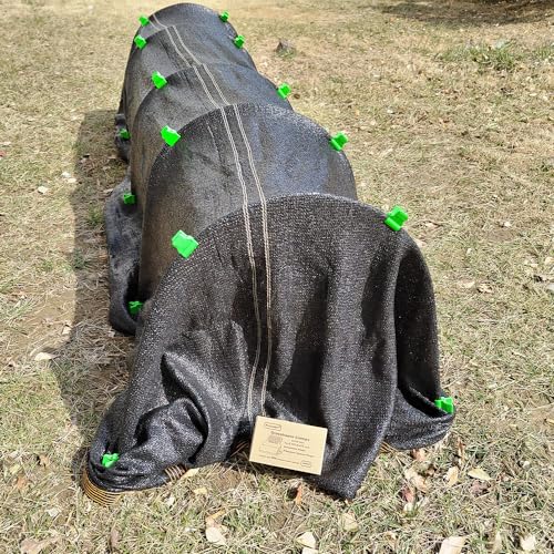 Greenhouse Clamps for 0.157-0.472inch Greenhouse Hoops(Fiberglass Support Hoops),Plant Support.for Fixing Plant Cover,Plastic Sheeting,Film Row Cover,Garden net.(30pcs) - style: for 0.157-0.472inch Fiberglass hoop(30pcs)
