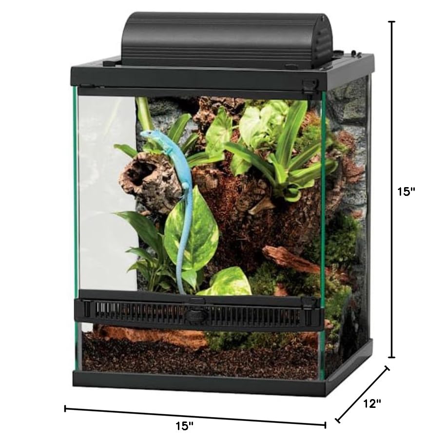 Zilla Front Opening Terrarium - 12" x 12" x 15"