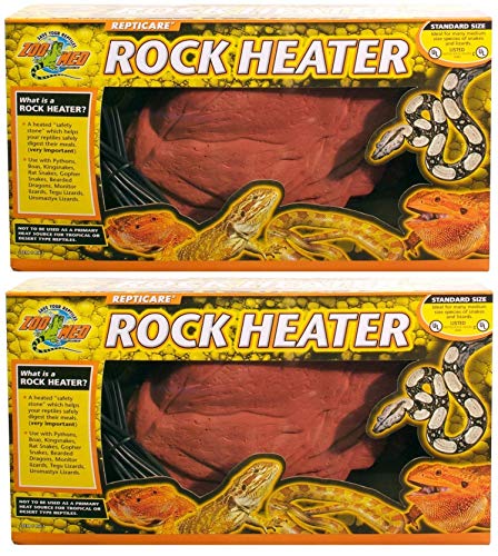 Zoo Med 2 Pack of ReptiCare Rock Heaters, Mini, 5 Watt (2 Items)