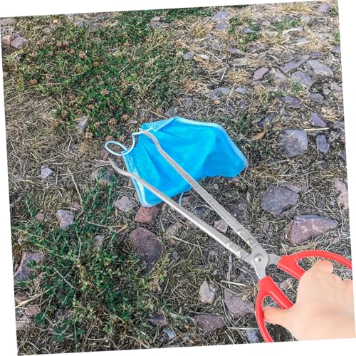 Toyvian Stainless Steel Reptile Feeding Tongs Extra Long Tweezers for Terrarium Multi-Use Snake Grabber Tool Non-Slip Grip for Safe PET Handling