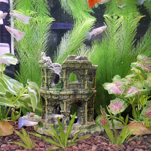 M2cbridge Fish Tank Artificial Silk Green Water Plants Aquarium Decor Soft Grass 3 Pack,12" - color: 3pcs,12"