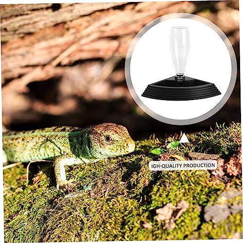 SUPVOX Reptile Tank Stand Water Fountain Pet Drinking Bowl Large Capacity Safe No Leak Easy Installation for Lizards and Tortoises