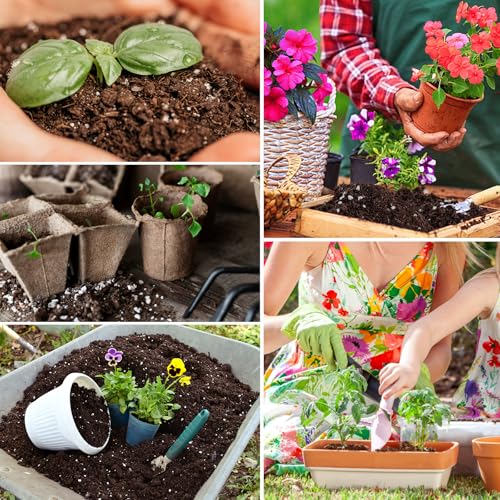Halatool 3QT Indoor Potting Soil for Plants Orchid Potting Mix Garden Top Succulent Bonsai Soil for Aloe Vera Houseplants Flowers Vegetables & Herbs - size: 3 qt