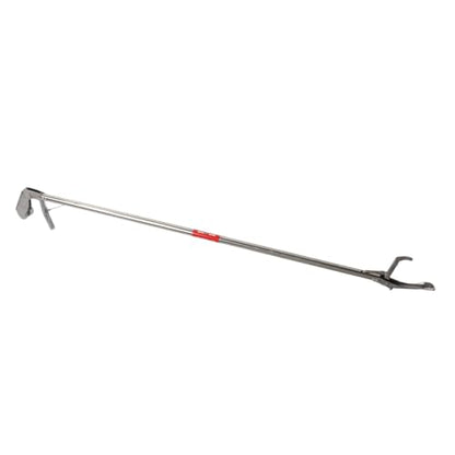 Foldable Stainless Steel Snake Tong, Self Locking Reptile Handling Tool with Long for Capturing Snakes and Reptiles Safely