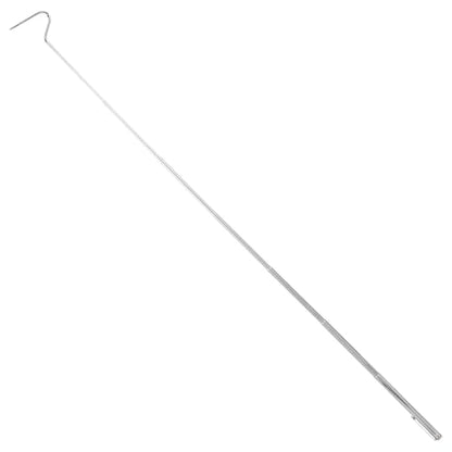 SUPVOX Retractable Stainless Steel Snake Hook Snake Grabber Tool for Safe Reptile Handling and Catching in Outdoor and Pet Care Use