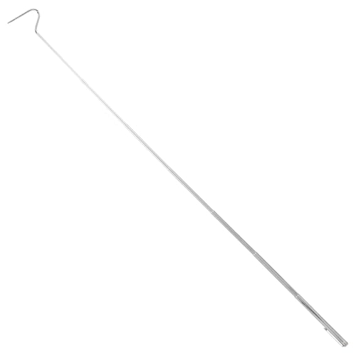 SUPVOX Retractable Stainless Steel Snake Hook Adjustable Snake Grabber Reptile Catching Tool with Extendable Pole and Reptile Supplies