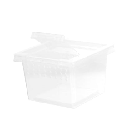 Transparent Reptile Feeding Terrarium Case Durable Breeding Box for Snakes Spiders Lizards and Crabs Spacious Observation Habitat for Pet Display and Care