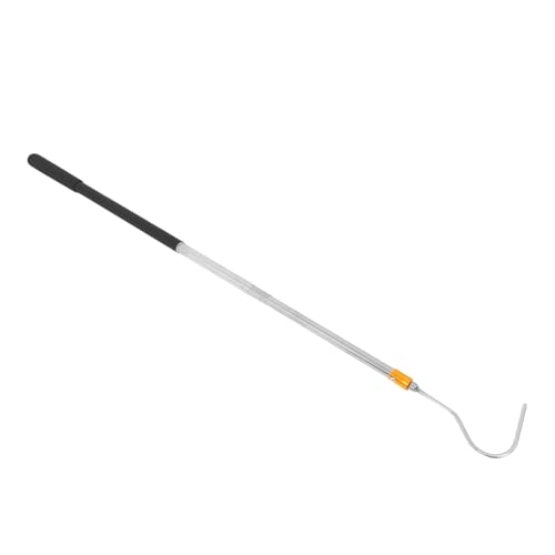 Adjustable Stainless Steel Snake Catching Tool Telescopic Hook Portable and Versatile for Safe Handling of Snakes and Reptiles Extendable for Precise Control