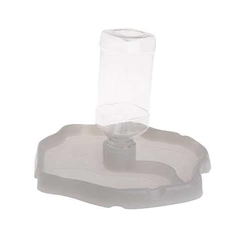 Automatic Reptile Water Feeder for Lizard and Turtle PET Drinking Bowl Water Reservoir Sturdy Non-Toxic Plastic for Small Pets