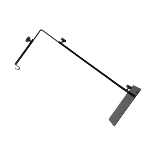 Reptile Heat Lamp Stand Adjustable Metal Lamp Rack for Reptile and Plant Lighting Compact Design for Terrariums and Basking Areas Prevents Scalding and Ensures Safety