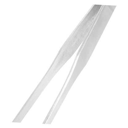 2pcs Stainless Steel Gecko Feeding Tongs with Rubber Tips Long Curved Aquarium Tweezers for Reptiles Lightweight Terrarium Supplies for Snakes and Lizards