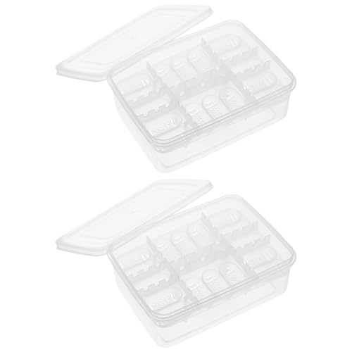 2pcs Reptiles Egg Incubator Habitat Cage Feeding Hatching Container Incubator Reptile Breeding Box 16 Holes Portable Plastic Mini Pet Houses for Hatching Reptile Spider Snake