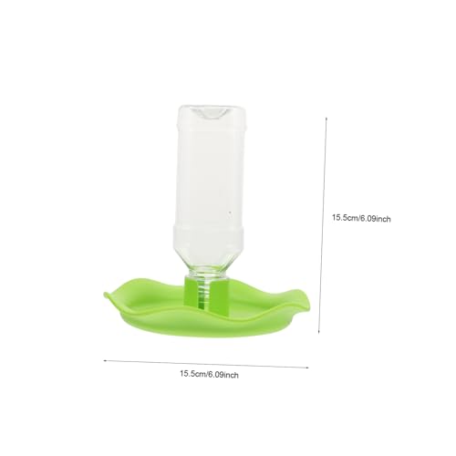 LIOOBO 2sets Tortoise Food Bowl for Turtle Aquarium Kit Reptile Supplies Lizard Accessories Pet Feeding Dish Water Drinking Plates