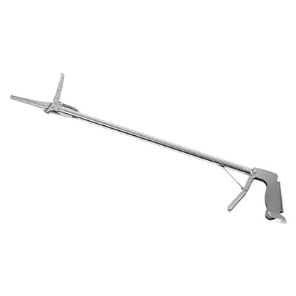 Alomejor 30in Aquarium Tweezers Fish Long Reach Tongs for Crab Seafood Octopus(Straight Clip)