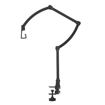 Collapsible Lantern Stand for Camping Heat lamp Holder Portable lamp Holder Camping lamp Accessories Camping Equipment Camping Essentials Reptile Heat lamp Holder (360°Swing arm)