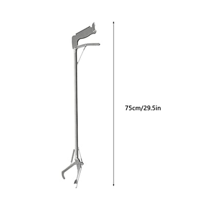 Alomejor 30in Aquarium Tweezers Fish Long Reach Tongs for Crab Seafood Octopus(Straight Clip)