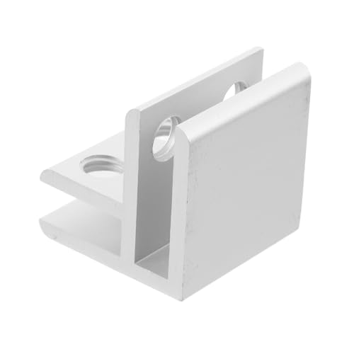 BESPORTBLE 1set Alloy Glass Clamp Holder for Thick Glass Quick Installation Flowerpot Buckle for Fish Tank Terrarium and Garden Planter Box and Elegant Design