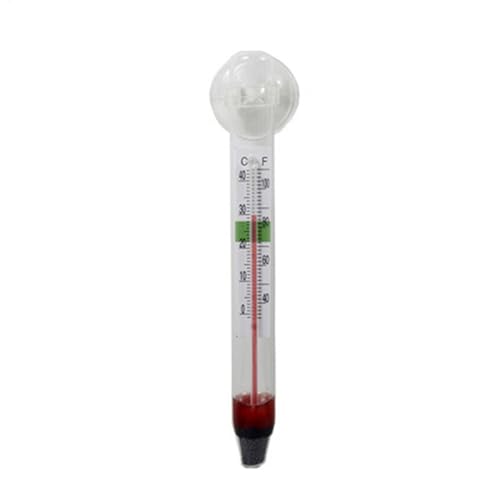 Fish Tank Temperature Meter - Vertical Aquarium Thermometer, Floating Water Temperature Gauge | Indoor Thermometer with Scales for Hot Tubs and Fish Ponds