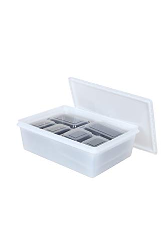 Fish Tubs/Food Storage Bins 25lb 11.5" x 15.5" x 5", Pack of 20- Deep Container Bases Only - size: 20 Deep Bases