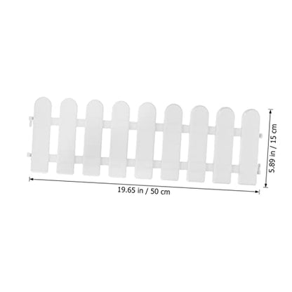 Tortoise Enclosure Outdoor 4 Pcs Pet Fences for Safe Pet Playpen Easy Install Plastic Fence Panels for Outdoor Tortoise Breeding 20.07 X 6.49 X 0.39 in