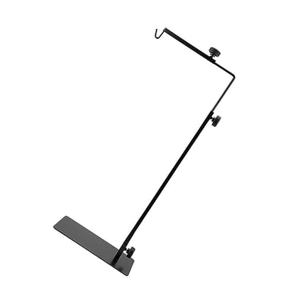Happyyami Adjustable Reptile Lamp Stand Metal Lamp Rack for Fluorescent Heat Lights Safe Easy Setup for Pet Enclosures