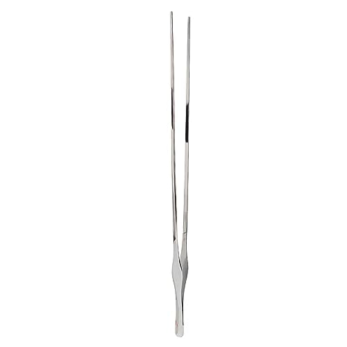 Handling Tools Proof Stainless Steel Reptile Feeding Tong Amphibian Handling Tool for Aquarium Plants and Reptiles Long Aquarium Tweezer Professional Rust Terrarium (Straight Tweezers)