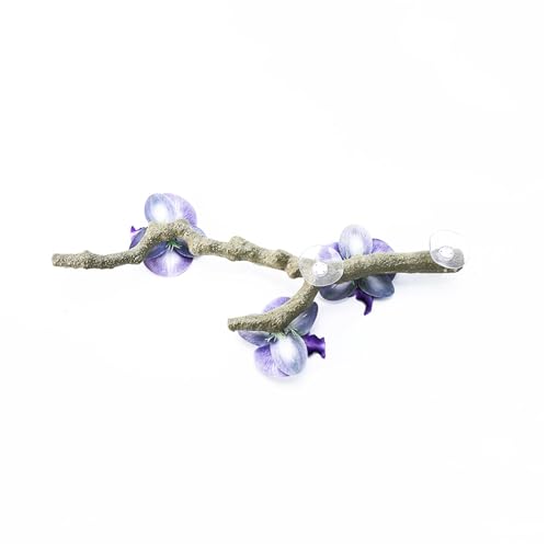 Reptiles Decoration Terrariums Plant Corner Climbing Branch Suction Cup Aquariums Artificial Vine for Snake Bearded Dragon - size: B