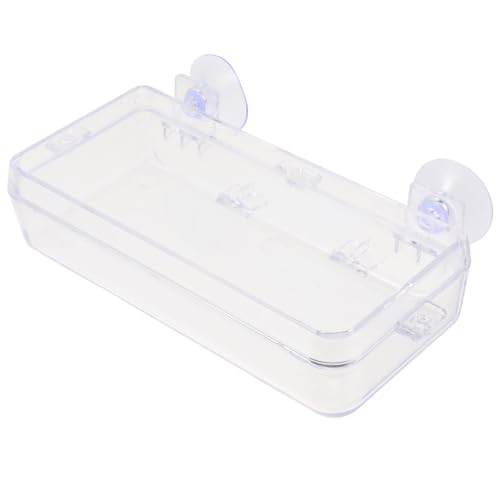 VILLCASE Reptile Feeder Suction Cup Bowl for Food and Water, Escape-Proof Feeding Dish for Geckos and Lizards, Pet Water Basin for Terrariums