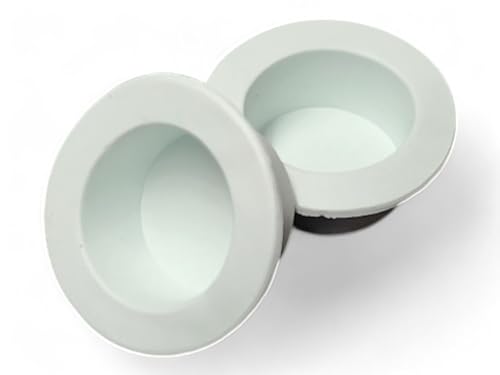 .5oz White Silicone Reptile Feeding Dish – Small Flexible Food & Water Bowl – Ledge Compatible for Suction & Magnetic Holders – Durable, Easy Clean Cup for Geckos, Frogs & Small Pets