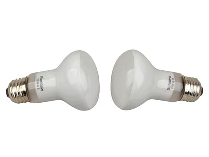 Sundew 2-Pack Reptile Heat Bulb, Dimmable Basking Spot Lamp for Reptiles & Amphibians, Daytime Heating Light for Bearded Dragon, Gecko, Lizard, Snake, Turtle - E26 Base (50, Watts)