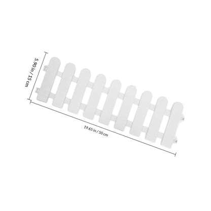 jojofuny 4pcs Outdoor Pet Breeding Fences Turtle Enclosure Playpen Reptile Isolation Fence Sturdy Plastic Panel for Tortoise and Small Animals Yard Use