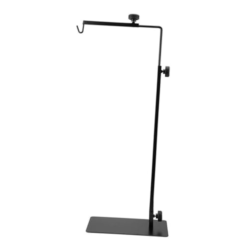 Adjustable Reptile Heating Lamp Stand Metal Lamp Rack Safety for Household Pets Wide Use for Fluorescent Ceramic Bulbs