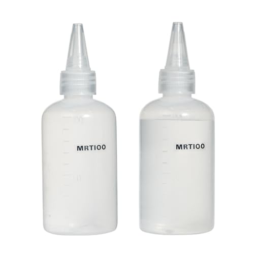 2 pcs Crested Gecko Food and Water Feeding Bottle, Reptile Feeder Bottle, for Lizard and Other Small Pet Ledge Accessories Supplies - 3.4 Oz