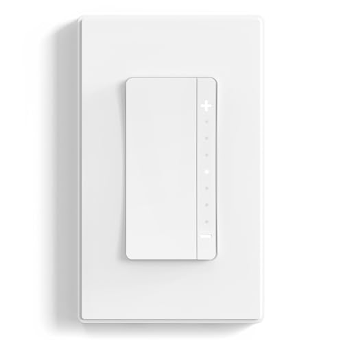 ELEGRP LEDPro™ Multi-Location Dimmer, EDM25BM Master Dimmer Light Switch for LED, Single Pole/3 Way, 1 Pack, Matte White - color: Matte White, size: Master