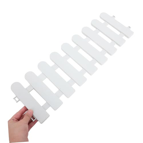 4-Piece Outdoor Tortoise Enclosure Safe PET Isolation Fences for Reptiles Portable Plastic Fencing for Outdoor Grazing and Sunbathing